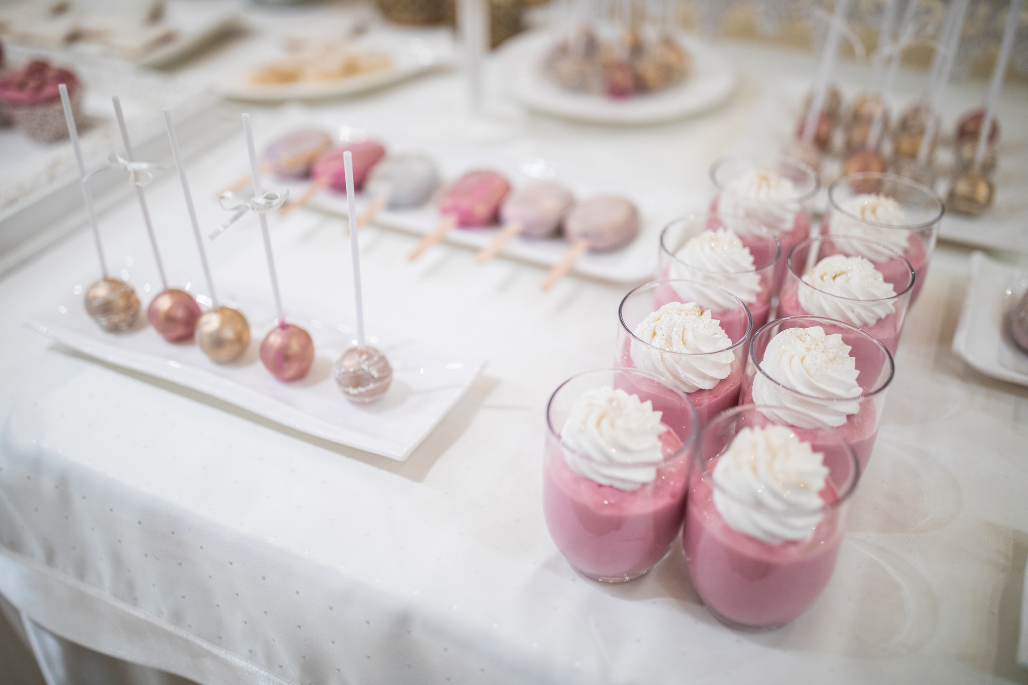 Sweet table for wedding party
